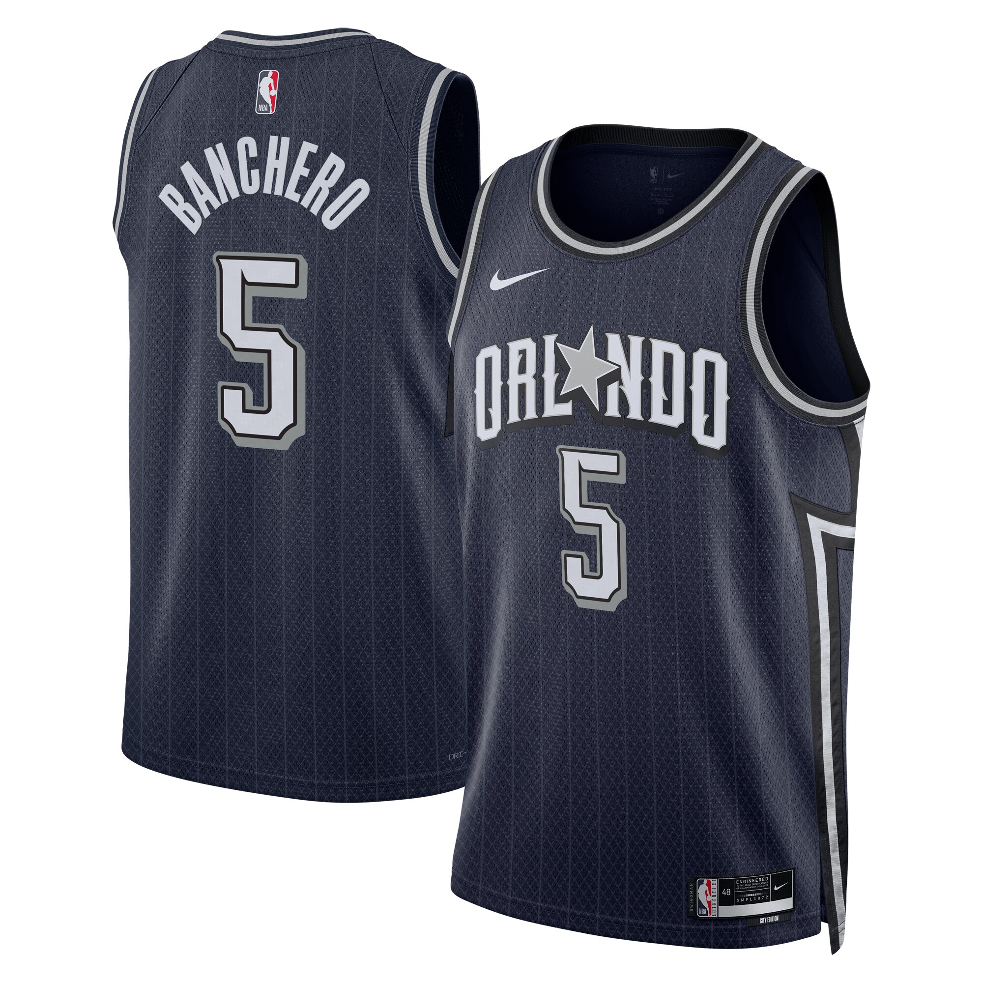 Orlando Magic City Edition Swingman Jersey 23 – Navy – Paolo Banchero – Unisex