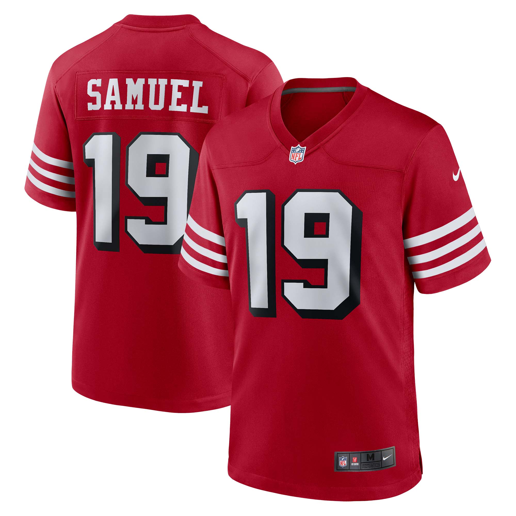 Men’s San Francisco 49ers Deebo Samuel Scarlet Alternate Game Jersey