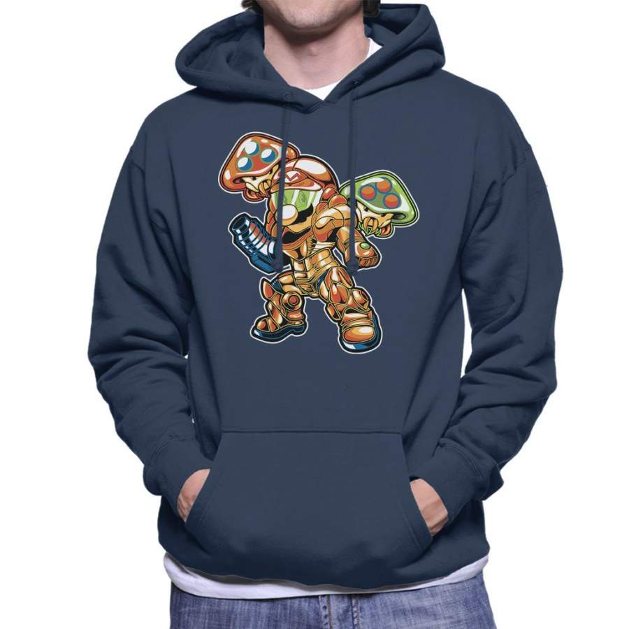 Super Mario Metroid Mashup Men’s Hooded Sweatshirt