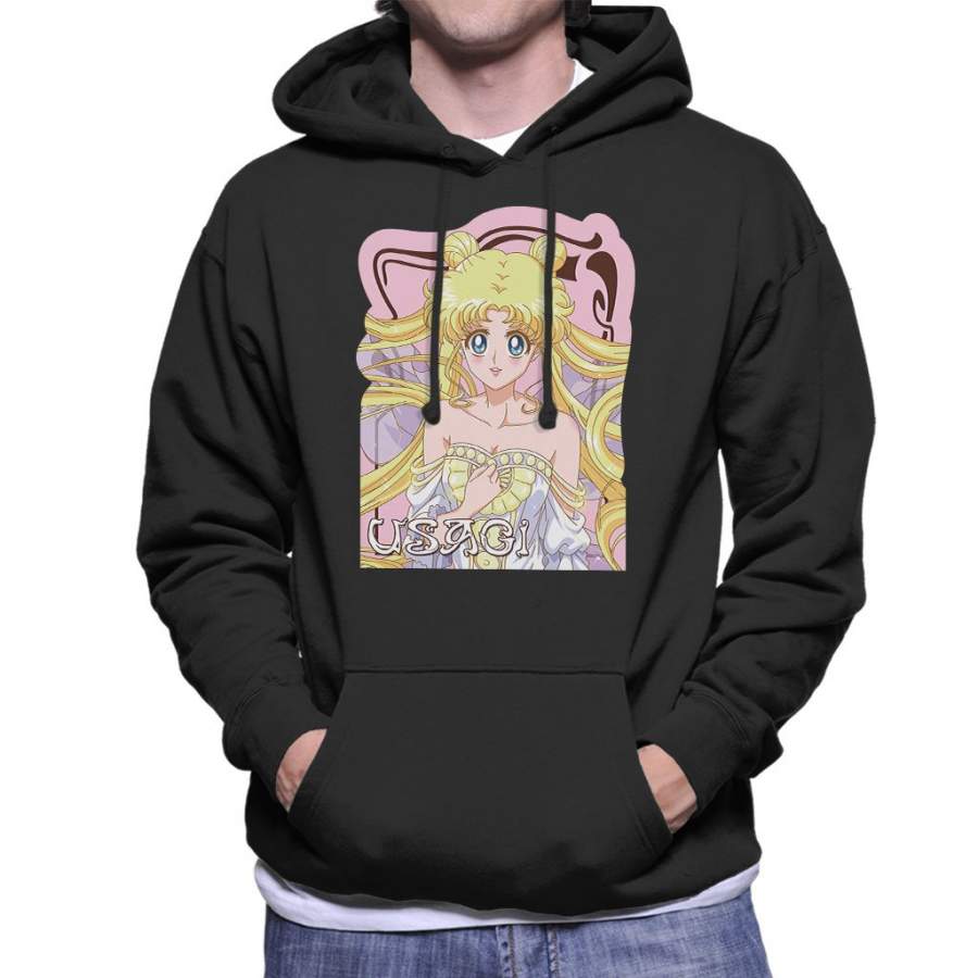 Sailor Moon Usagi Night Dress Men’s Hooded Sweatshirt