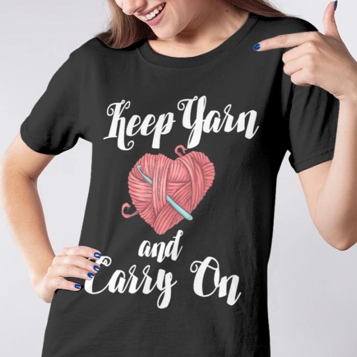 Keep Yarn And Carry On  Standard/Premium T-Shirt