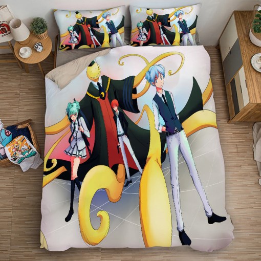 Assassination Classroom Korosensei 6 Duvet Cover Pillowcase Home Decor 3D Bedding Set