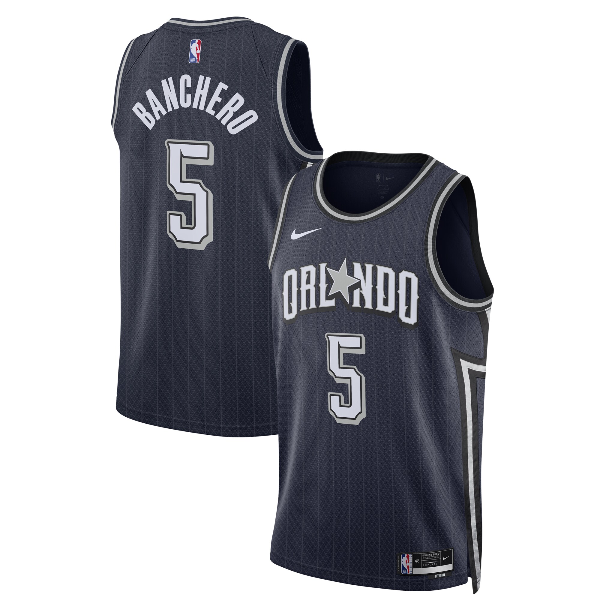 Paolo Banchero Orlando Magic Unisex 2023/24 Swingman Jersey – Navy – City Edition