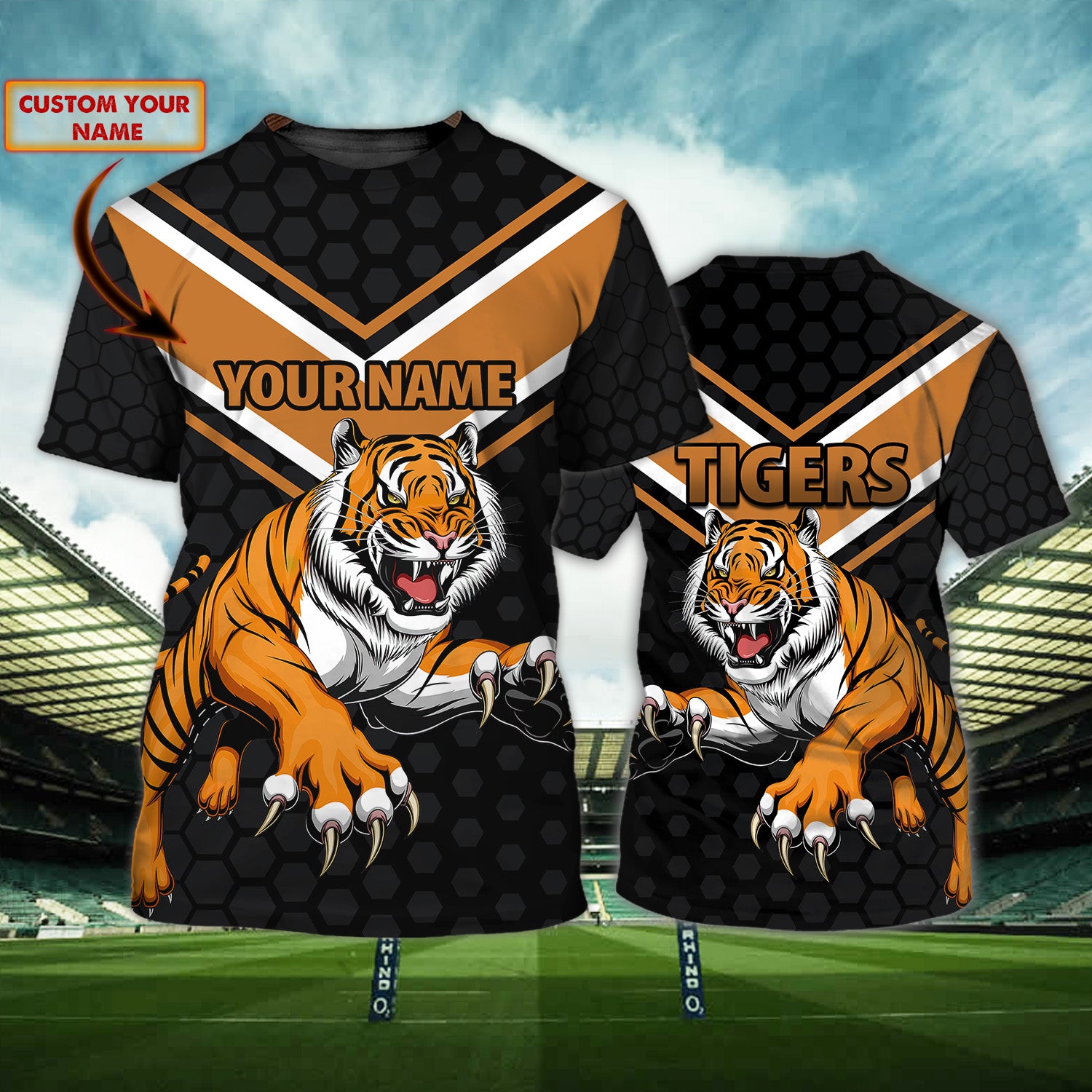 Tigers – Personalized Tshirt – Pth98