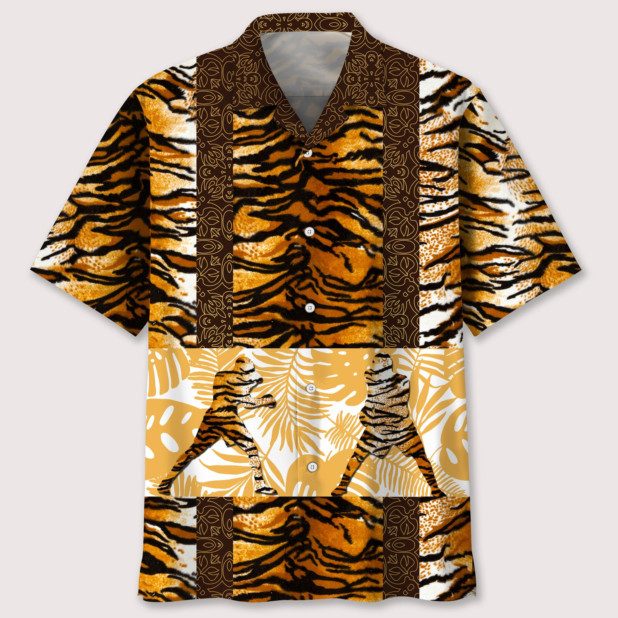 Boxing Leopard Skin Hawaiian Shirt Ha34835