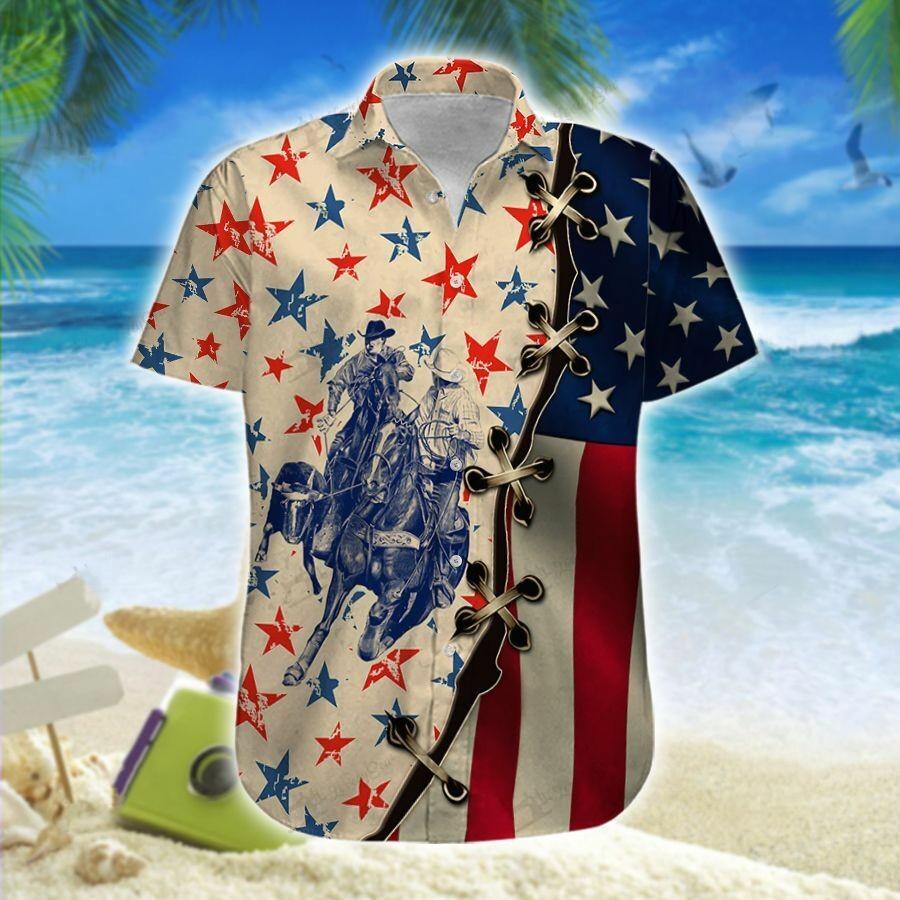 Roping Flag Hawaii Shirt For Men Women Adult Ha84210