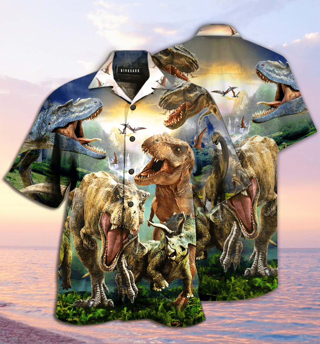 High Quality Dinosaur Hawaii Aloha Shirts Ha88930