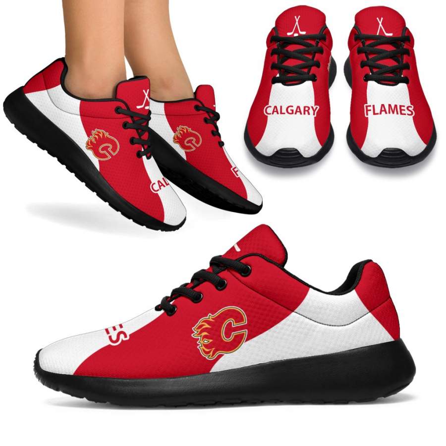 Special Sporty Sneakers Edition Calgary Flames Shoes