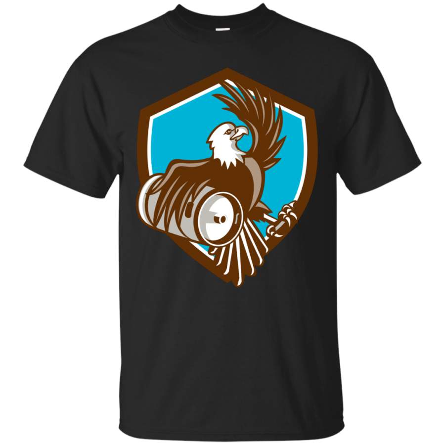 AGR AMERICAN BALD EAGLE BEER KEG CREST RETRO – American Bald Eagle Beer Keg Crest Retro T Shirt & Hoodie