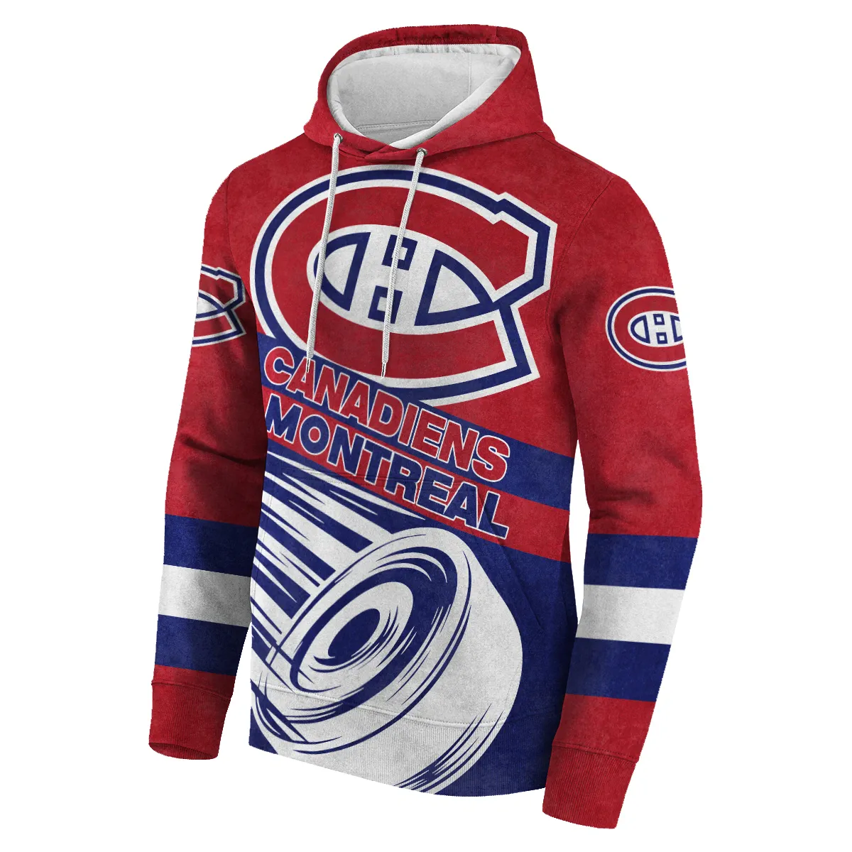 Ice Hockey Puck Montreal Canadiens National Hockey League All Over Prints Blnhl020924Mchd  Hoodie