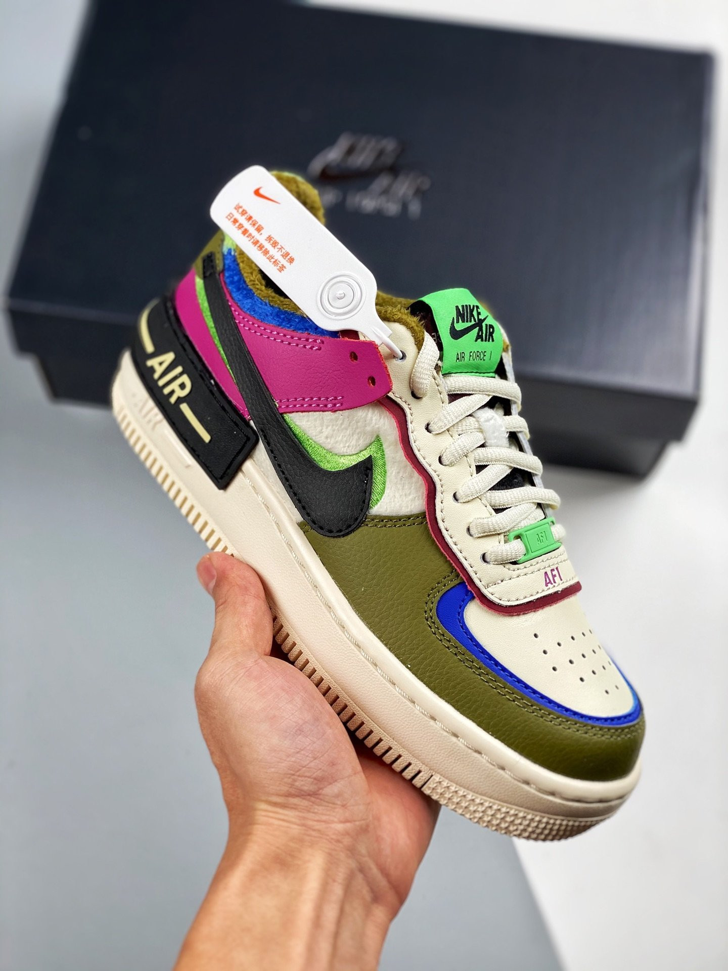 Nike Air Force 1 Shadow Cactus Flower Olive Flak 5340044