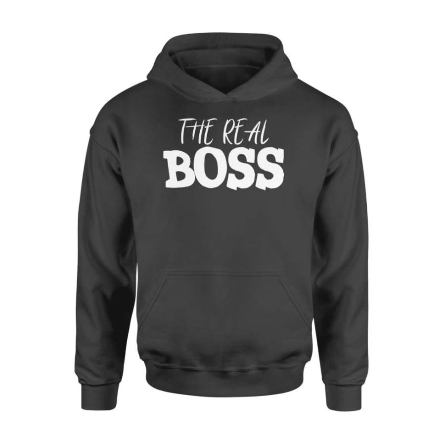 The Real Boss Matching Couple Valentine’s Day Gift – Standard Hoodie