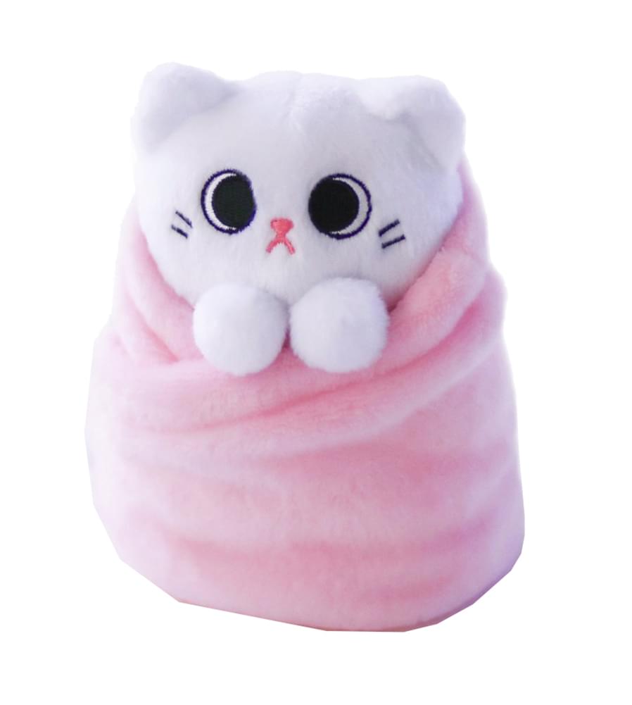 Purritos Mochi Plush Kitten In Blanket | 7 Inches