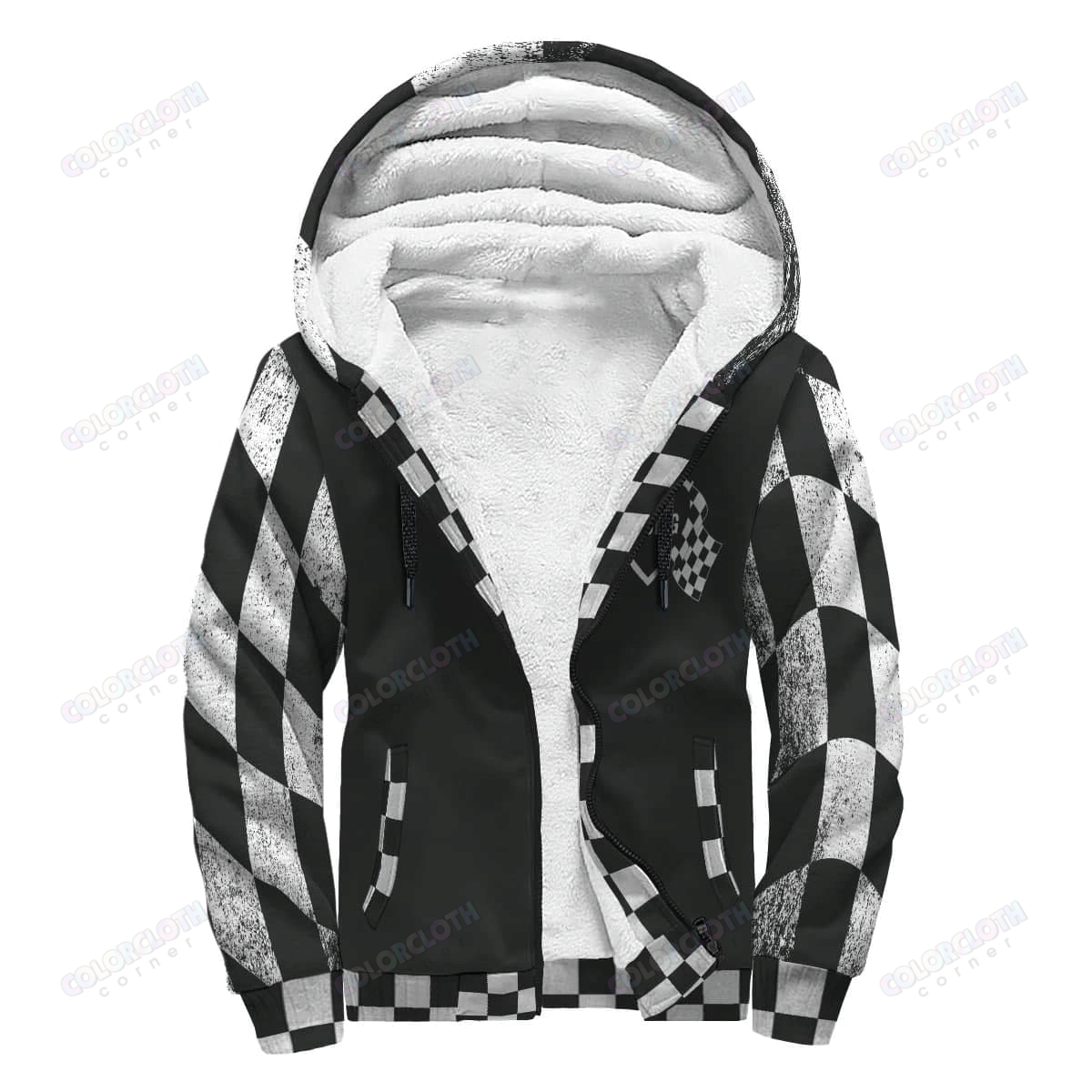 Racing Girls Like A Dirty Fleece Zip Hoodie Tv057651