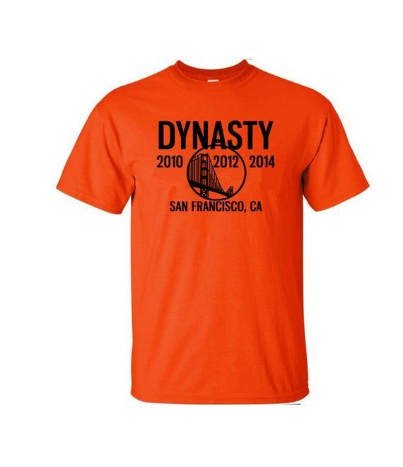 Clothing Dynasty Tshirt San Francisco Giants 2010 2012 2014 Sports Novelty Shirt Baseball Even Je 1864