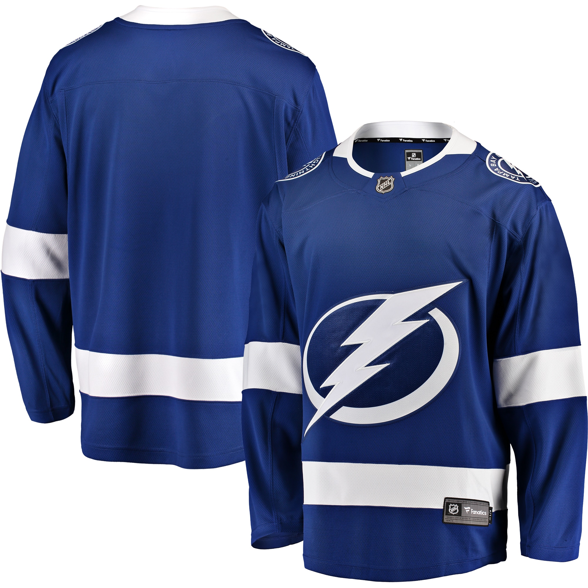 Tampa Bay Lightning Branded Breakaway Home Jersey – Blue