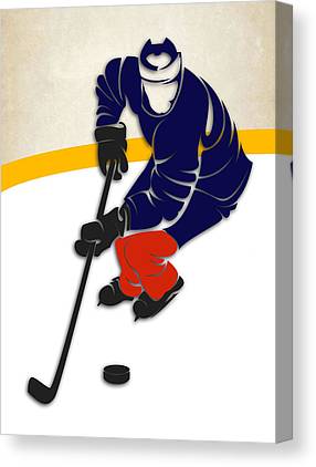 Edmonton Oilers Rink Joe Hamilton Canvas Print