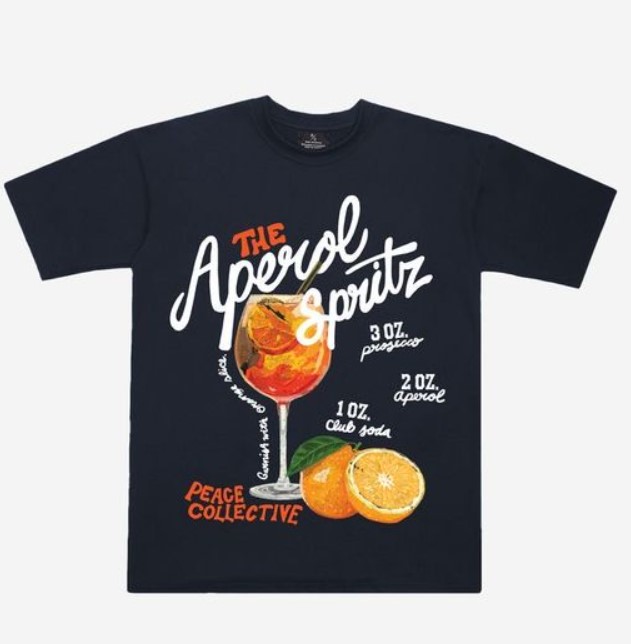 The Aperol Spritz Peace Collective Tee Shirt Outfit