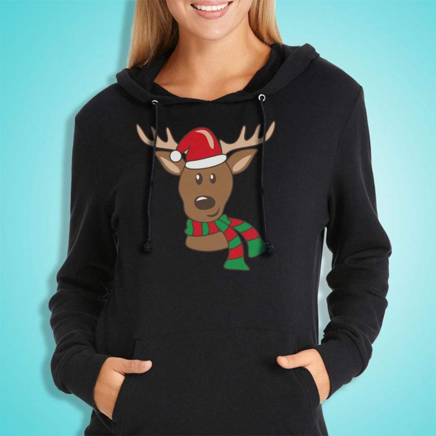 Rudolph Reindeer Christmas 1 Women’S Hoodie
