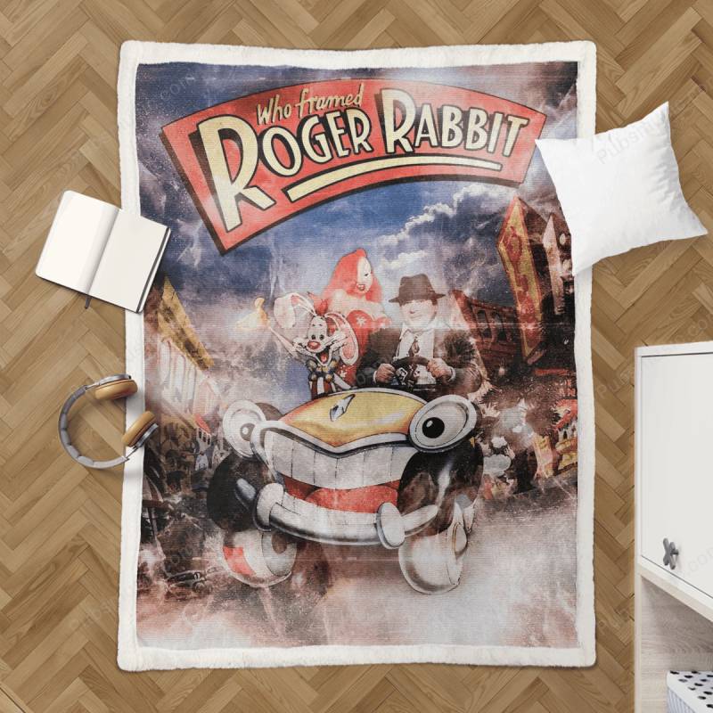 Who Framed Roger Rabbit – Muvi Sherpa Fleece Blanket