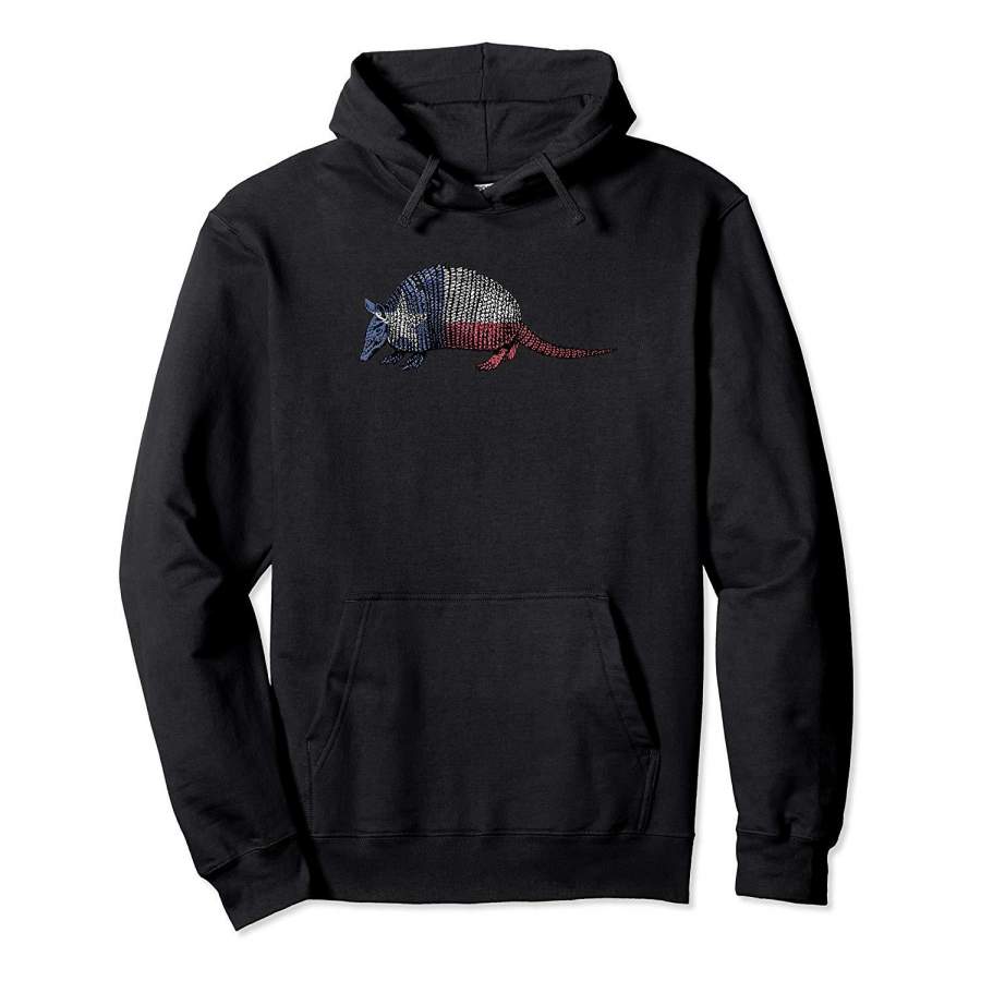 Texas Armadillo Cute Armour Shell Animal Pun Vintage Hoodie Premium Tee