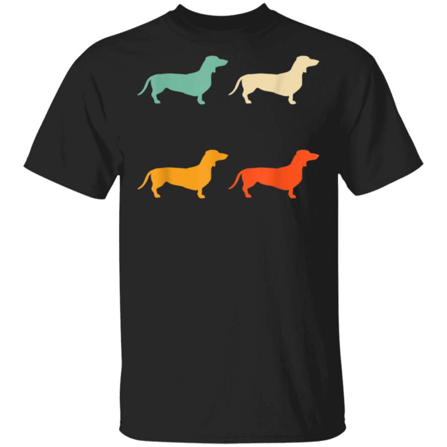 Dachshund Gift for Dog Lover Retro Dachshund Tee Vintage Dog TShirt