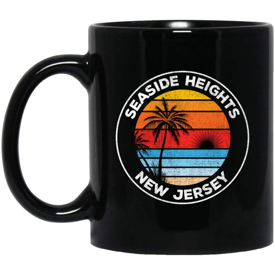 Vintage Seaside Heights New Jersey Souvenir Beach Coffee Mug