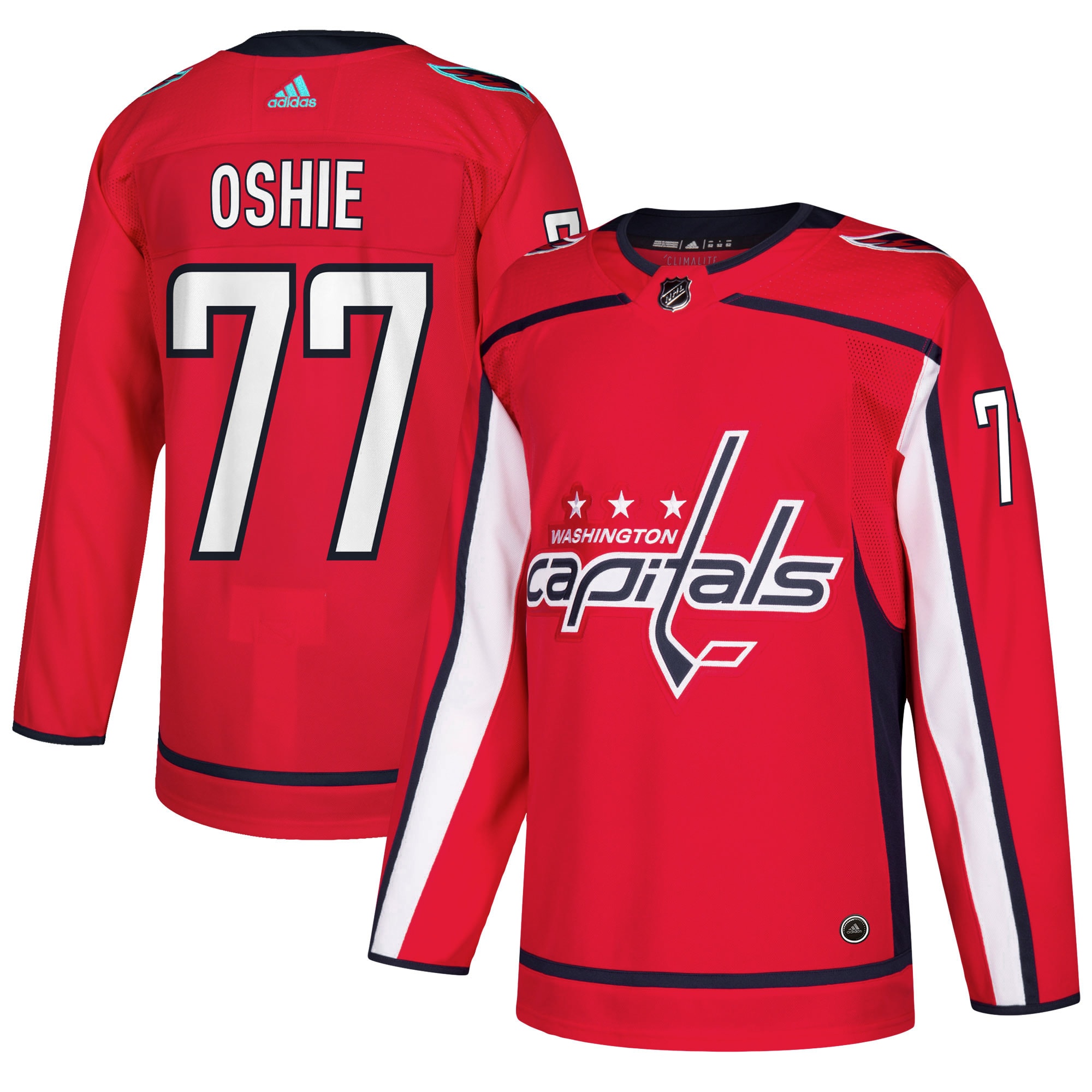 TJ Oshie Washington Capitals Authentic Player Jersey – Red