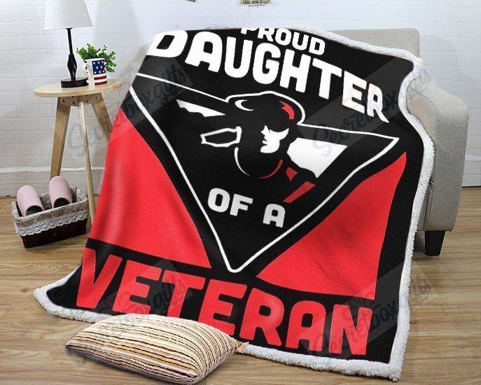 Proud Daughter Of A Veteran 1 Gs-Kl2910 Fleece Blanket