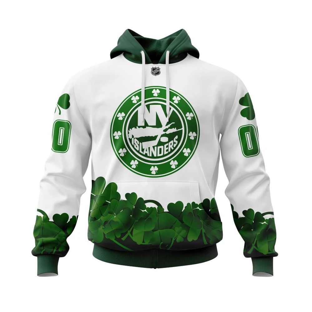 Hoodie New York Islanders, Happy St.Patrick Days Jersey V0522 Qtnhl080524A3882Hd