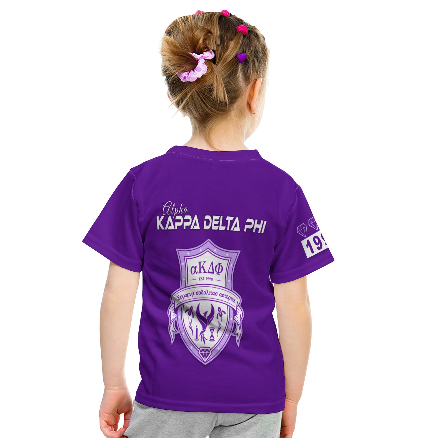 Alpha Kappa Delta Phi T Shirt Kid Akdphi Since 1990 Lt13