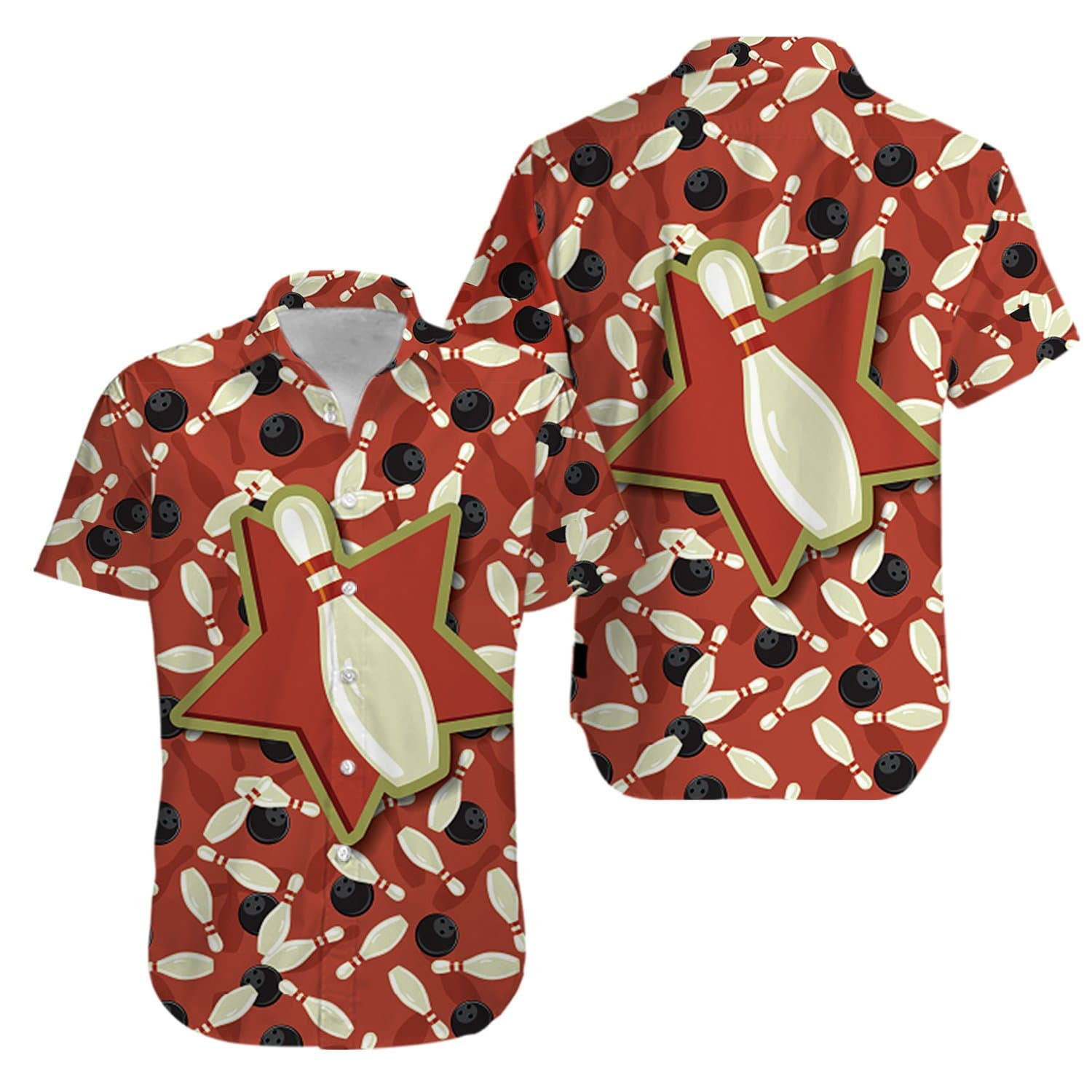 Bowling Star Hawaii Shirts Kv Ha23620