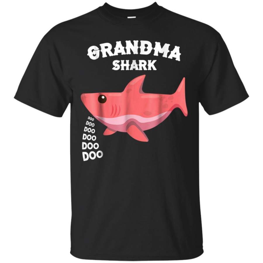 AGR Womens Grandma Shark Doo Doo Doo Matching Family Tshirt Jaq T-shirt