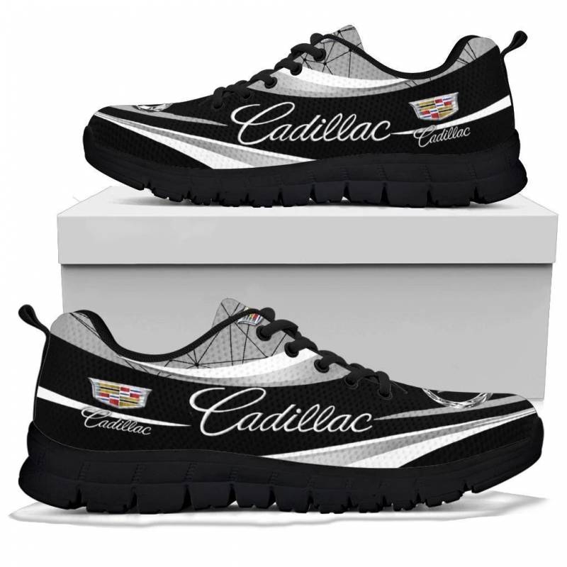 3D Printed Cadillac- BDA Sneakers Ver1 For Men & Women (Black)