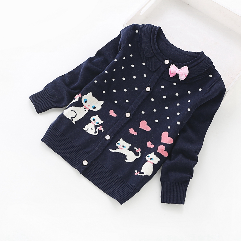 2020 spring fashion girls cardigans children sweaters 3-14 children knit sweater cardugans alx