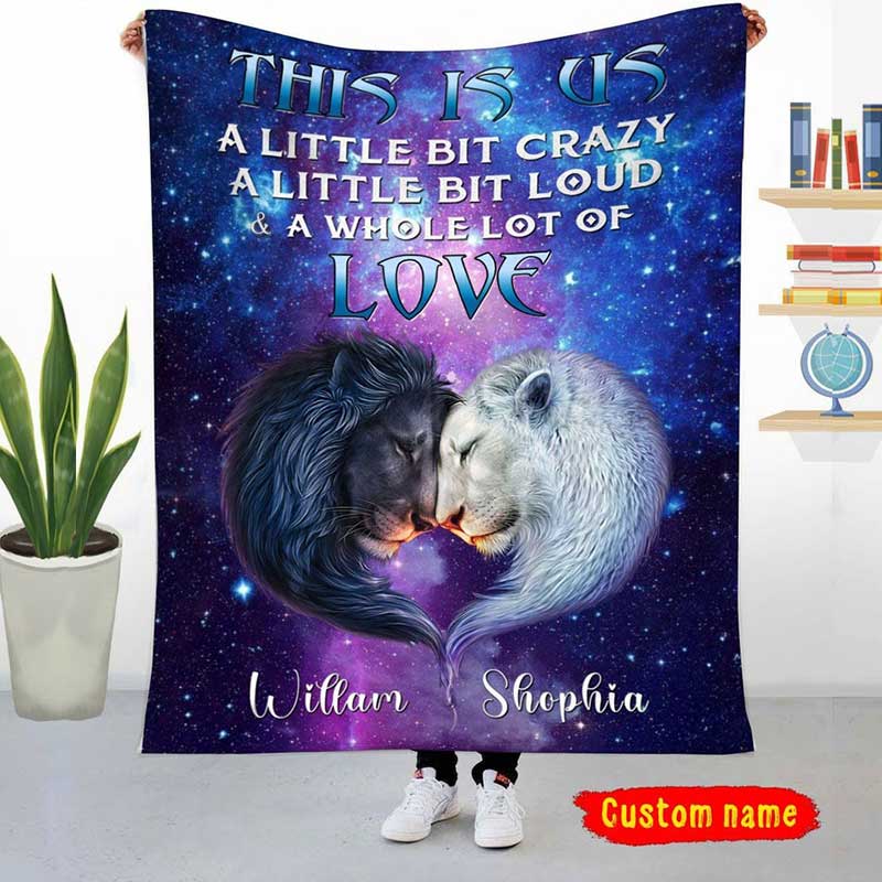 This Is Us Lion Fleece Blanket Nvl-21Dd019