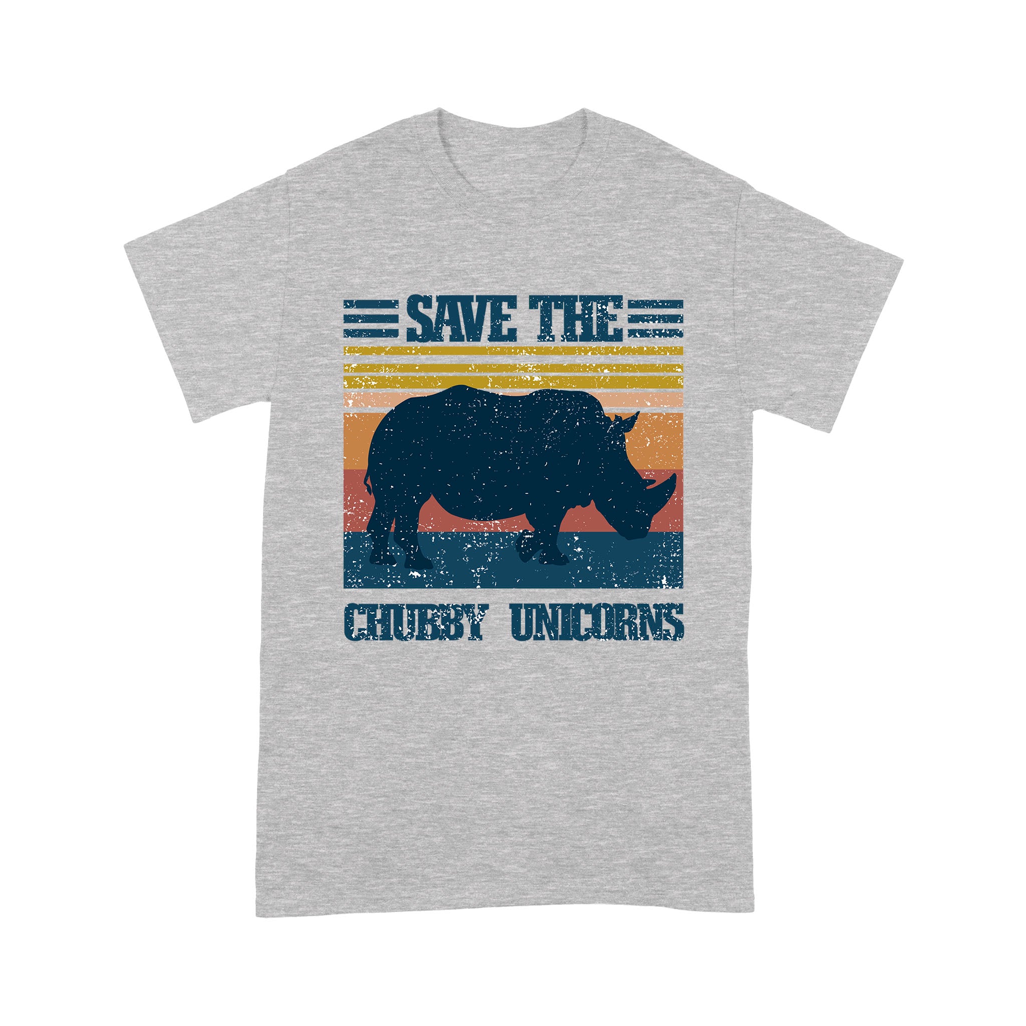 Rhino Save The Chubby Unicorns – Standard T-shirt