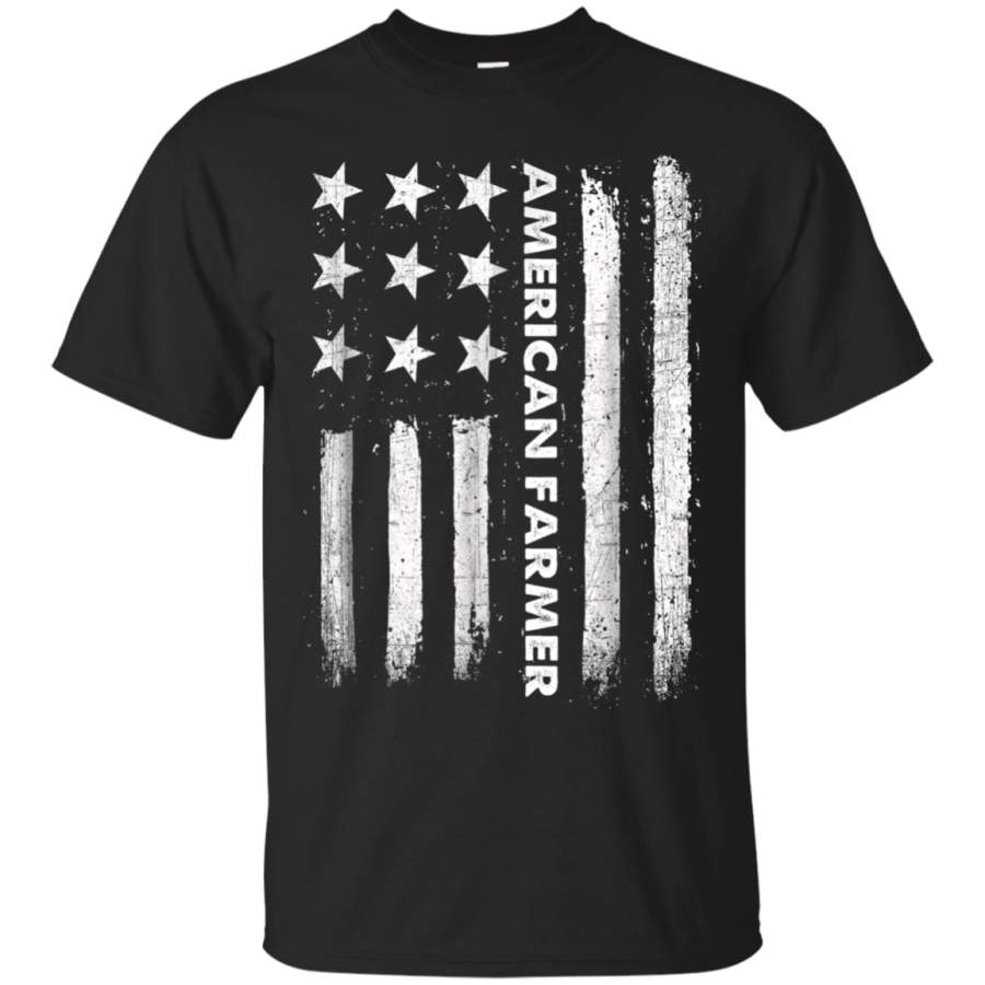 AGR American Farmer Shirt with American Flag Farmer T Shirt