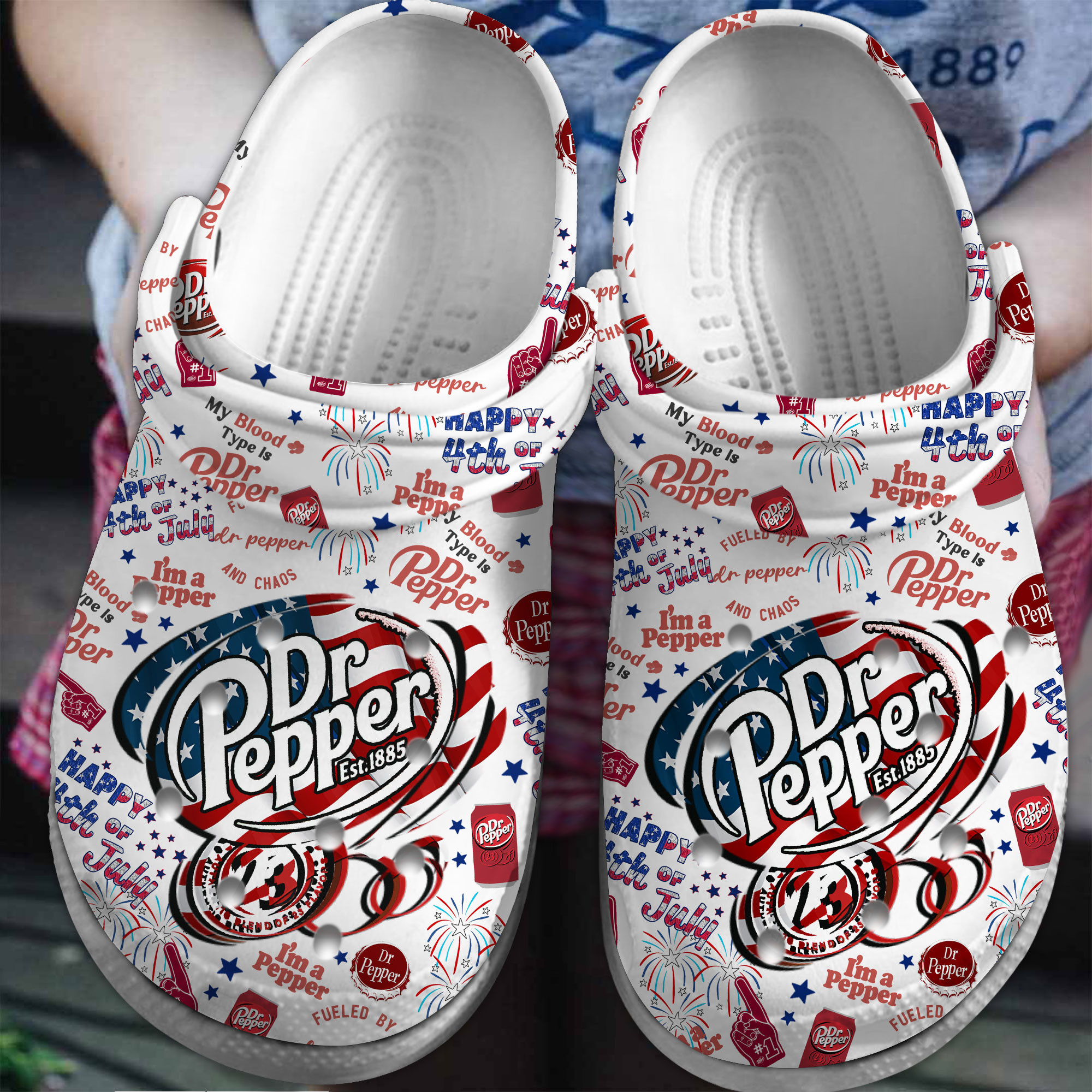 Premium Dr Pepper Drink Crocs Crocband Clogs Shoes Comfortable For Men Women and Kids