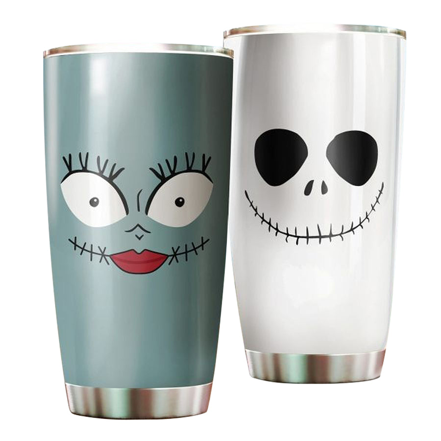 Jack Skellington Sally Face Tumbler