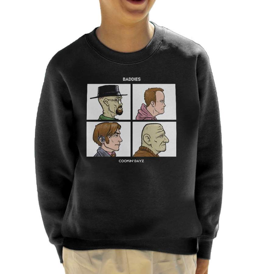 Cooking Days Breaking Bad Goillaz Kid’s Sweatshirt