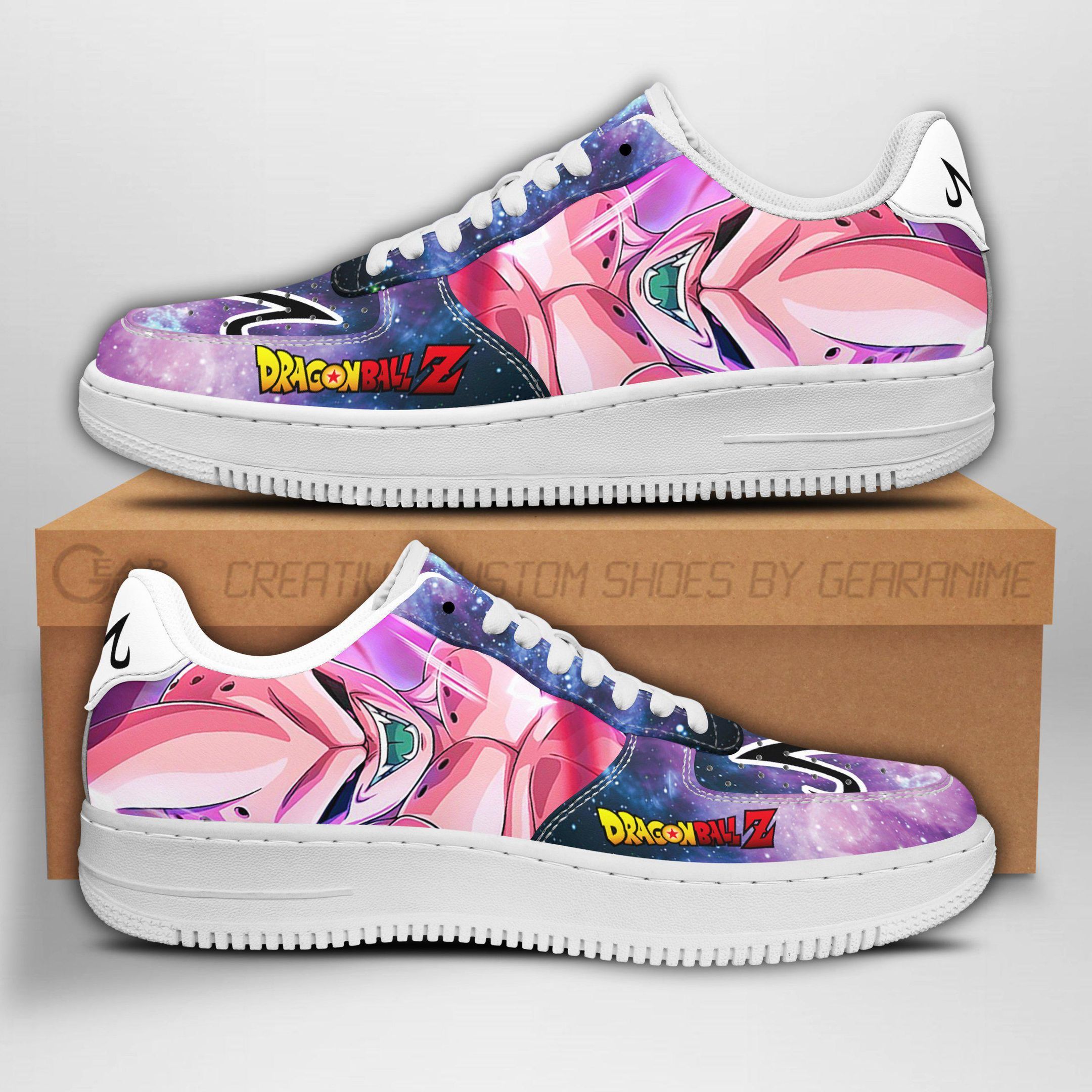 Majin Buu Dragon Ball Z Air Force Shoes Sneakers Custom Anime V40