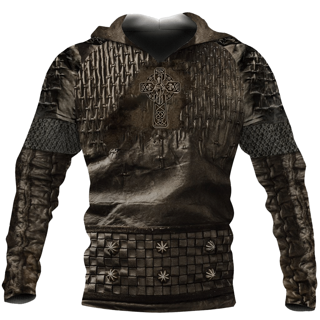 Irish Armor Knight Warrior Chainmail 3D All Over Printed Shirts For Men And Women Am020301