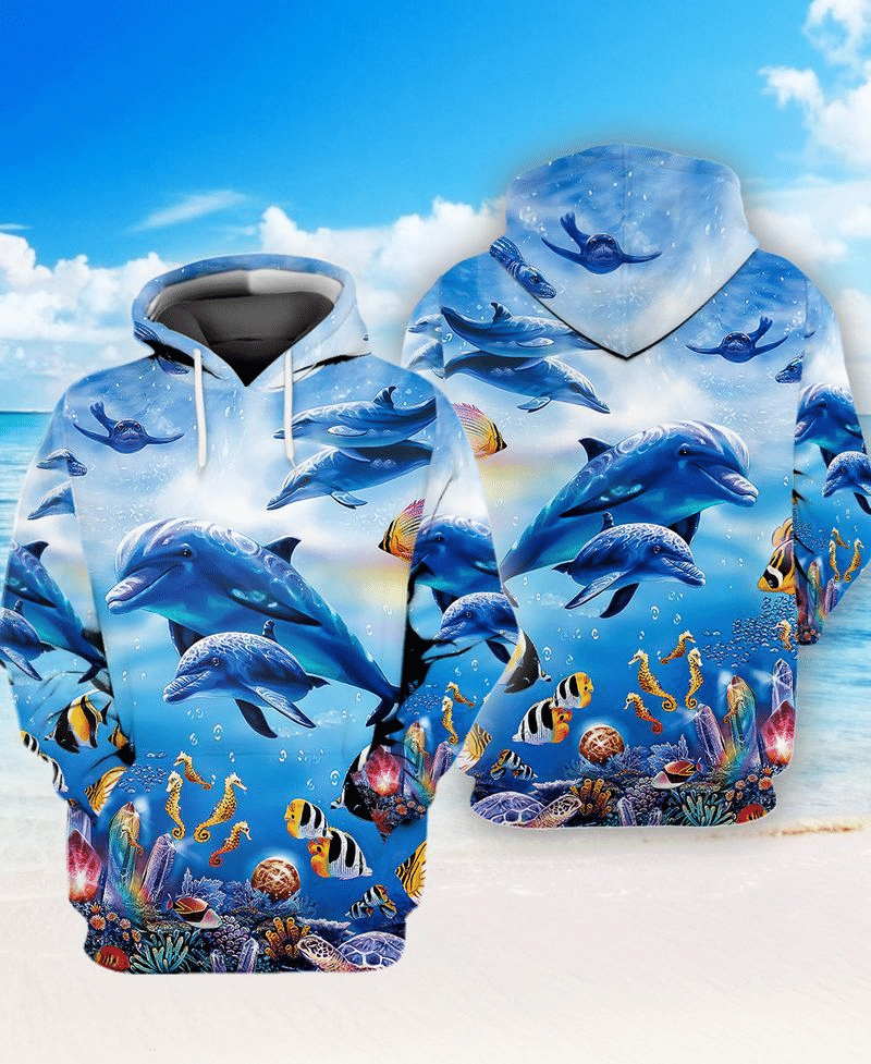 Dolphin Ocean 1 Gift For Men And Women 3D Hoodie Zip Hoodie Y97