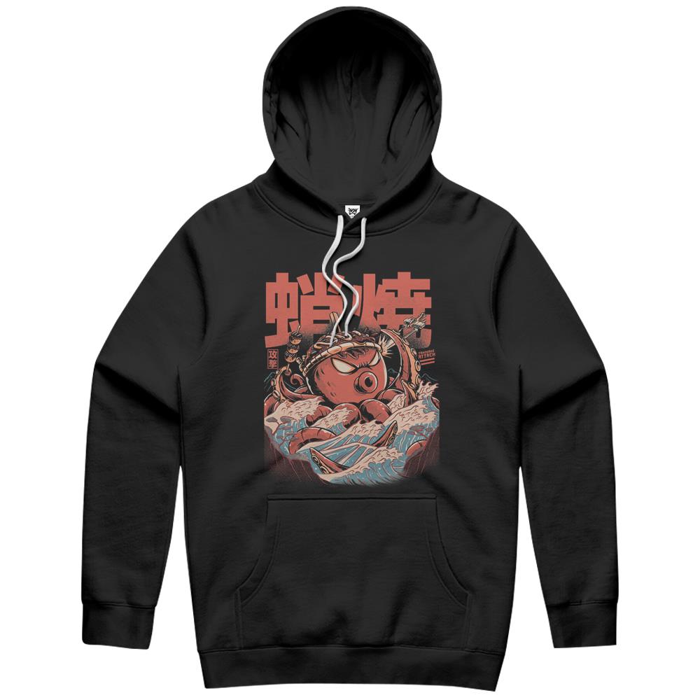 Takoyaki Attack Black Version Hoodie