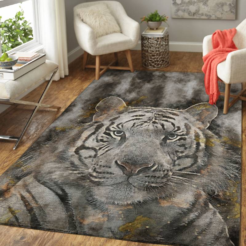 Tiger 3  – Animals Area Rug Carpet