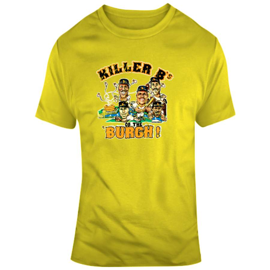 Barry Bonds Killer Bs Pittsburgh Baseball Distressed Retro Caricature T Shirt