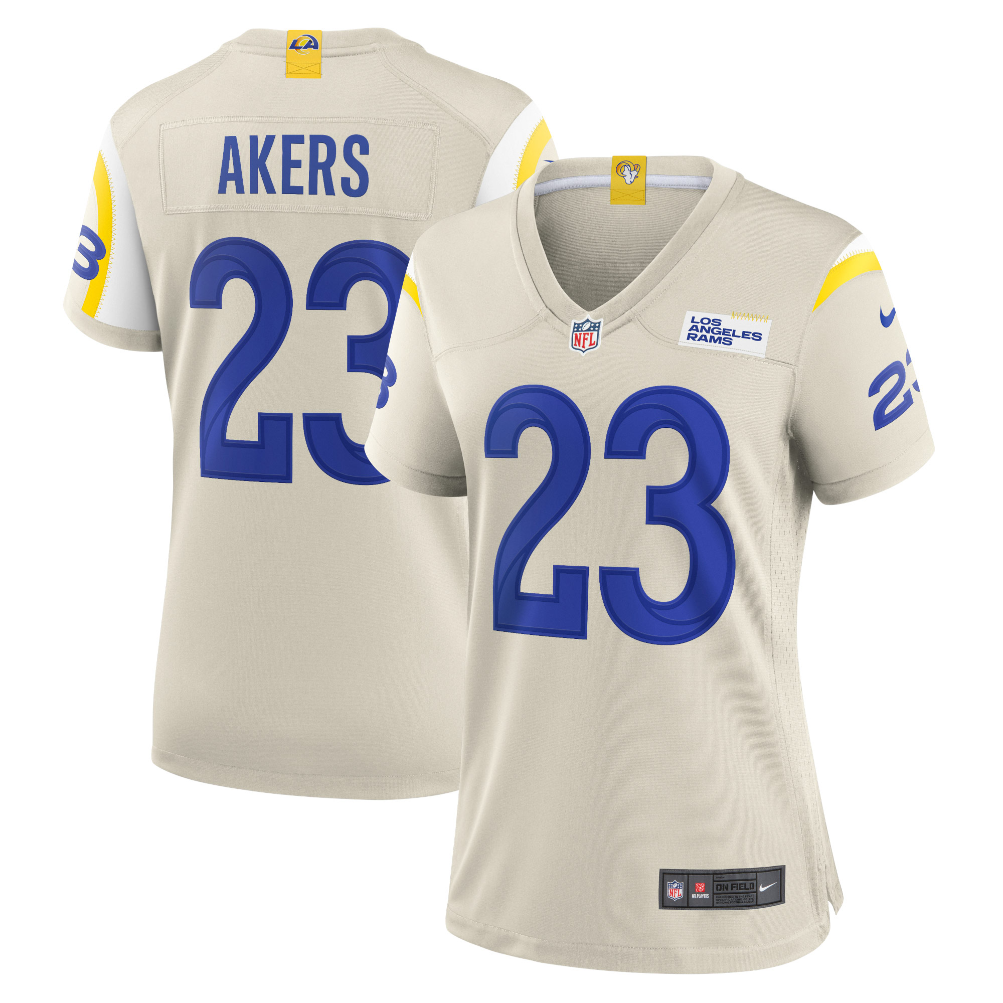 Women’s Los Angeles Rams Cam Akers Bone Game Jersey