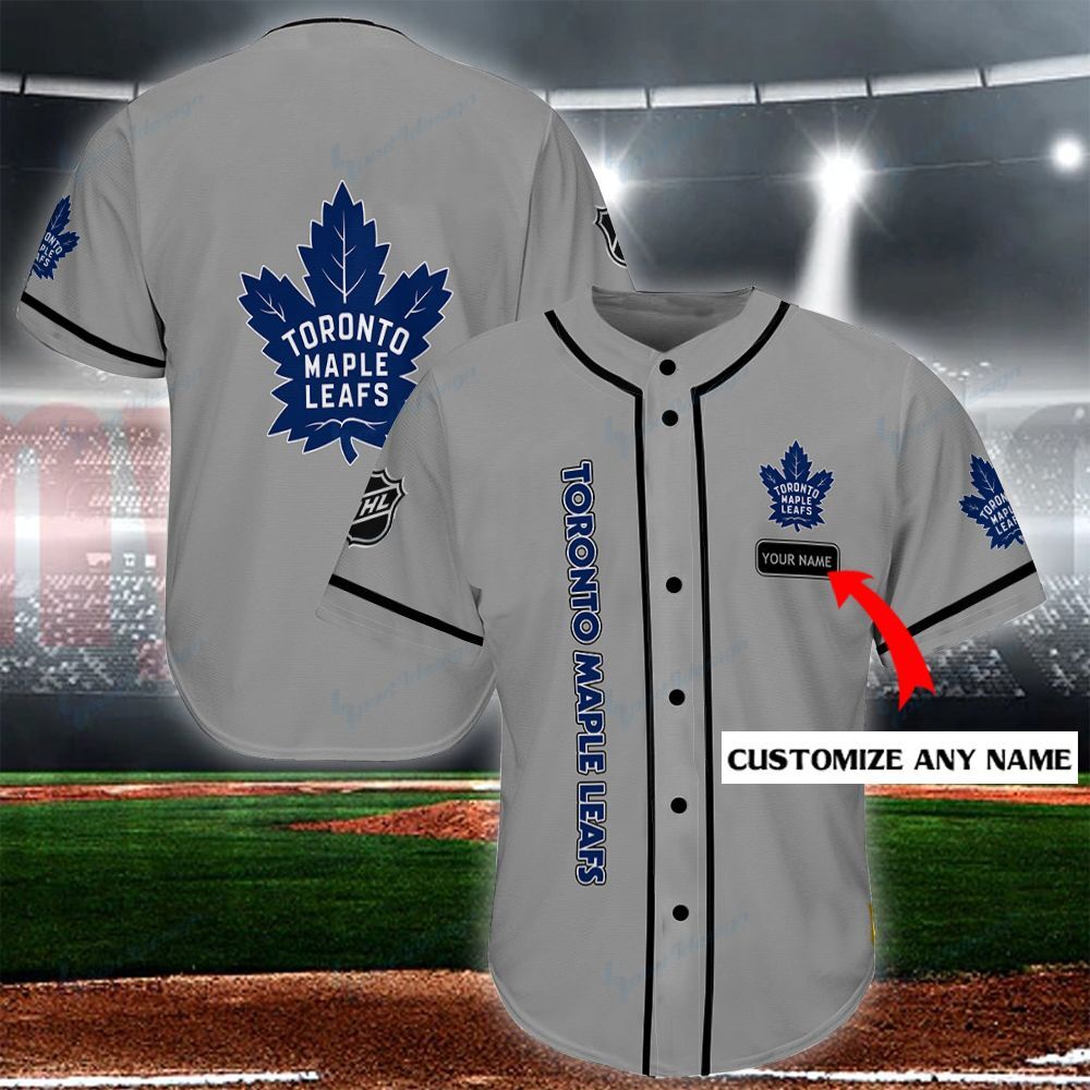 Toronto Maple Leafs Personalized Baseball Jersey Shirt 130