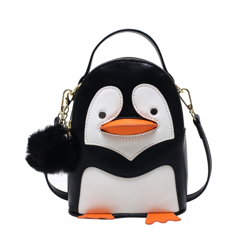 DICHOS Shoulder Bag Women Bags Luxury Designer Leather Cute Penguin Unique Design Женская Сумка alx